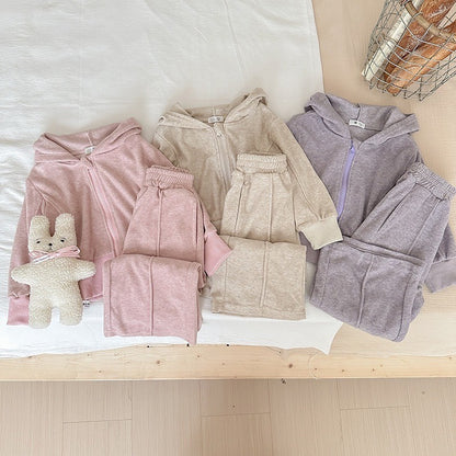 3-7 thn ||  Jaket Sweater + Celana (1SET) Anak Jacket Coat Anak Karakter ANAK PEREMPUAN catalog NXTY TAT