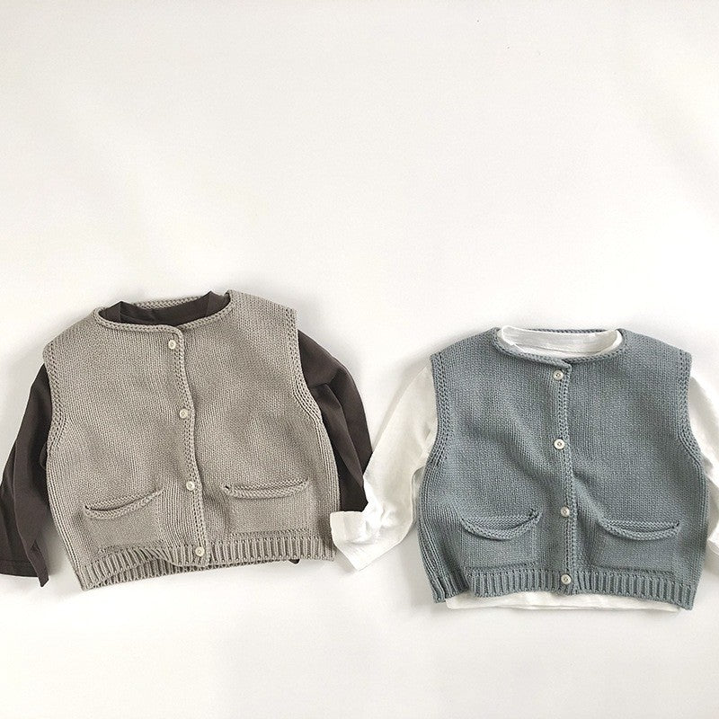 1-5 thn | Vest Rajut Anak Jacket Coat Anak Karakter Unisex catalog MTQN QR