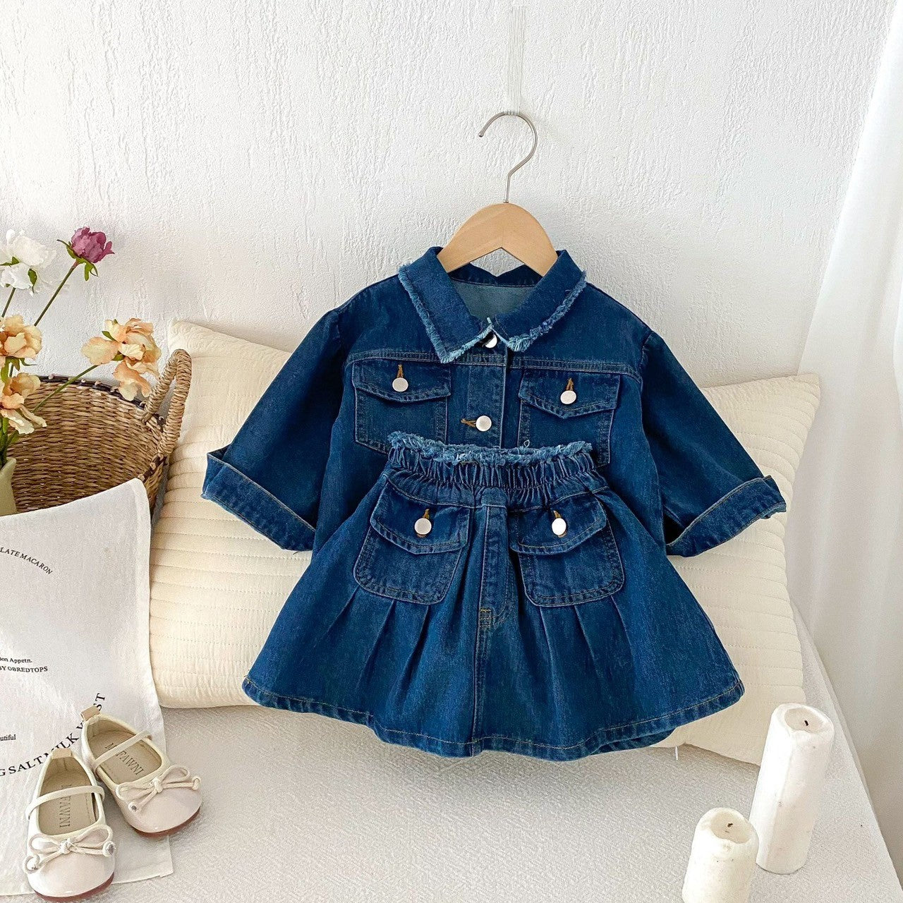 1-5 thn || SETELAN BAJU + CELANA ROK (1 set) PEREMPUAN JALAN CASUAL CATALOG ZHBB BY