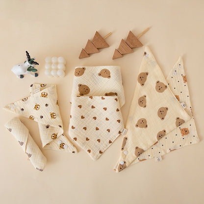 Premium BIB SLABBER BUNGA BAYI SET CELEMEK TATAKAN LIUR ANAK catalog BEDONG AB