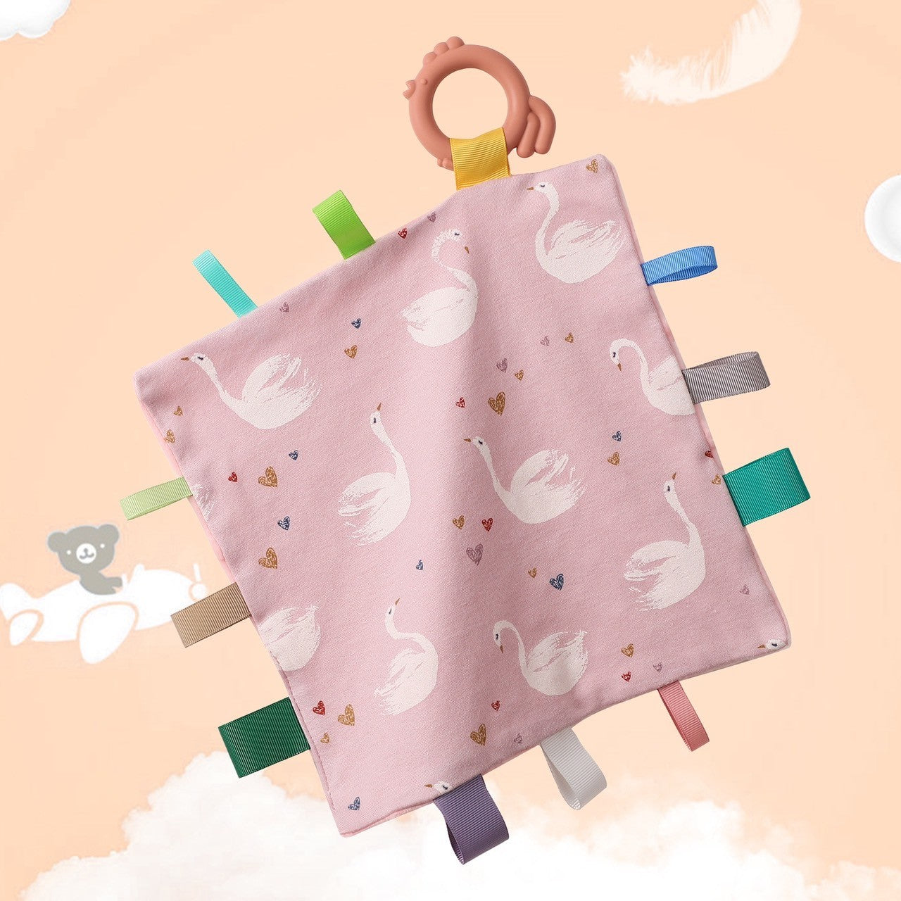SAPU TANGAN TEETHER GIGIT MAINAN ANAK NEWBORN CATALOG NSLR RK