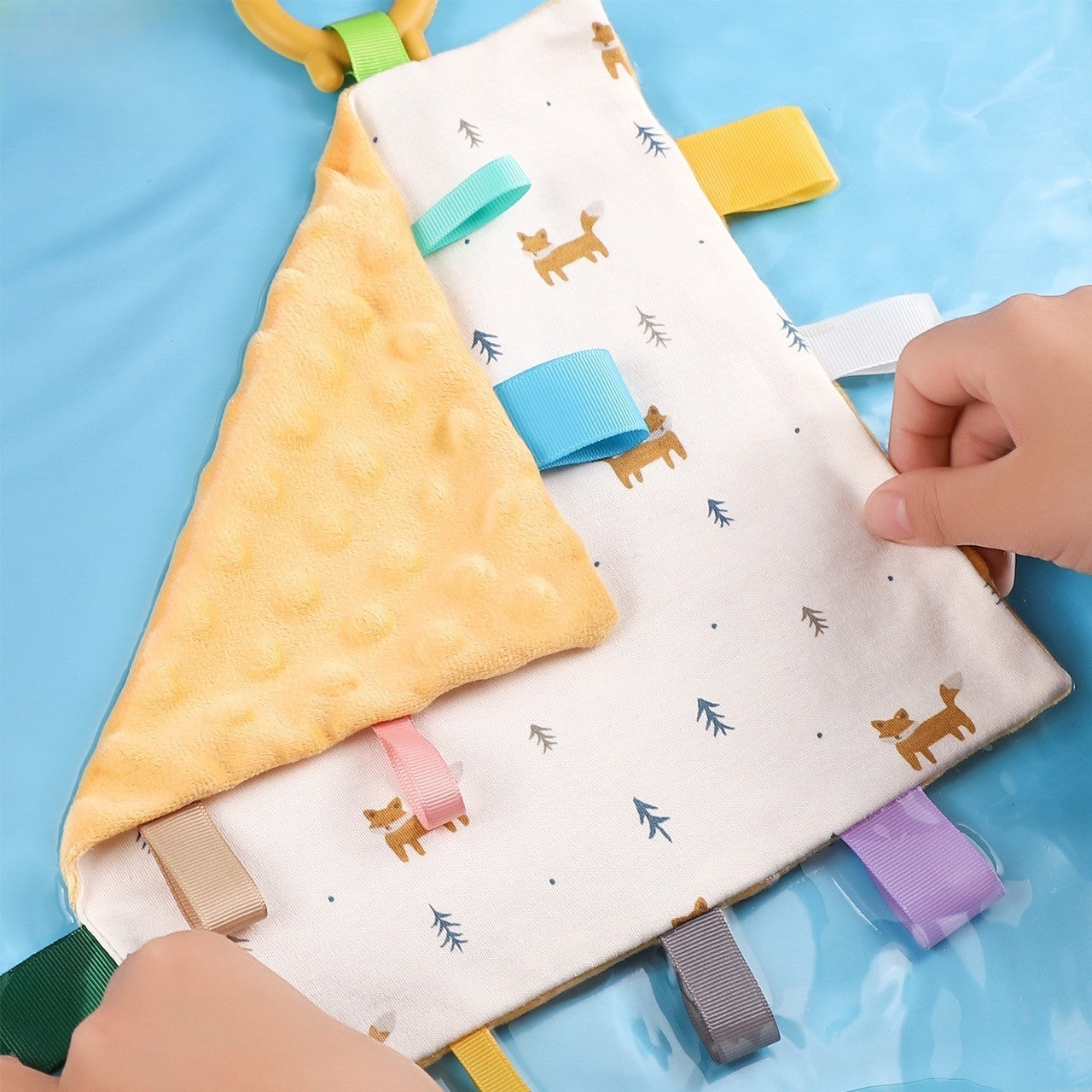 SAPU TANGAN TEETHER GIGIT MAINAN ANAK NEWBORN CATALOG NSLR RK