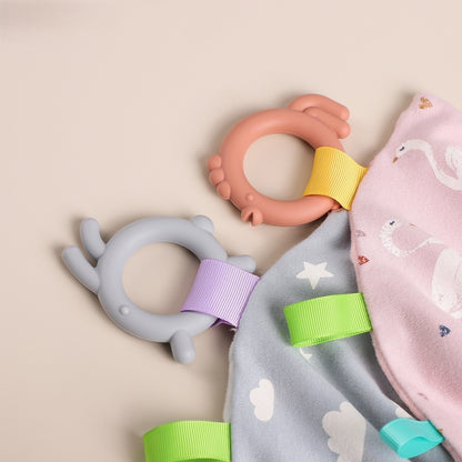 SAPU TANGAN TEETHER GIGIT MAINAN ANAK NEWBORN CATALOG NSLR RK