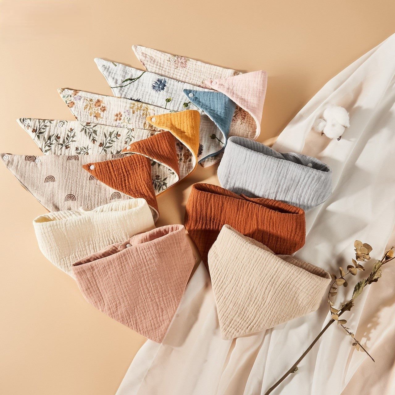 Premium BIB SLABBER BUNGA BAYI SET CELEMEK TATAKAN LIUR ANAK catalog NSLR RM