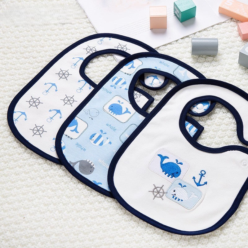 (ISI 3pcs) Premium BIB SLABBER BUNGA BAYI SET CELEMEK TATAKAN LIUR ANAK catalog NSLR RN