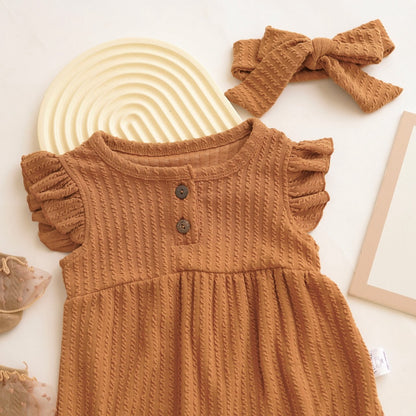 TINYME (free bandana) 0-12bln JUMPER RUFFLE BASIC BAYI | JUMPSUIT ROMPER BAJU PAKAIAN ANAK BABY catalog TMTM Ariel