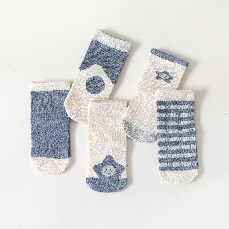 [5 PSG] 0-3 thn | KAOS KAKI BAYI ANAK IMPOR SOCKS LUCU KARAKTER KARTUN UNISEX Catalog QN QAS