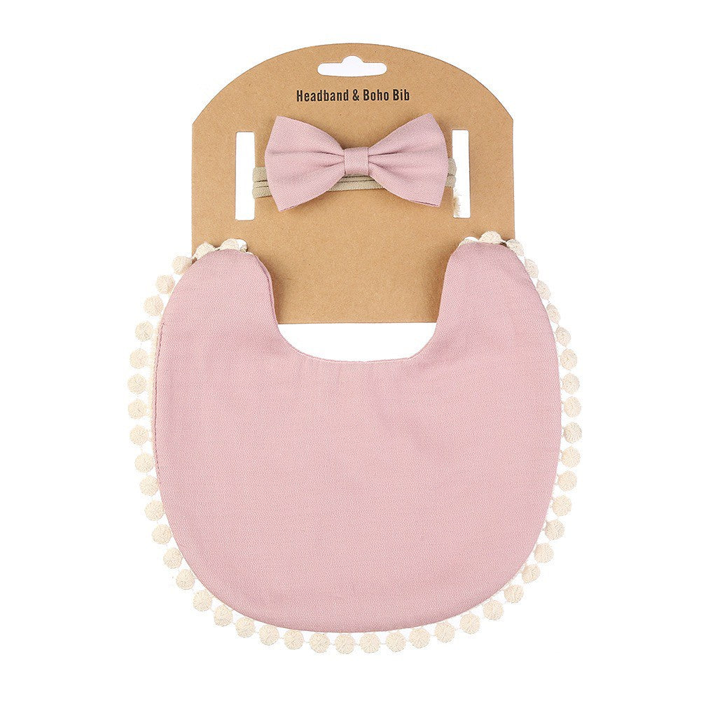 1 BANDANA + 1 BIB | SLABBER PITA HEADBAND BAYI SET CELEMEK TATAKAN LIUR ANAK catalog QUIN NG