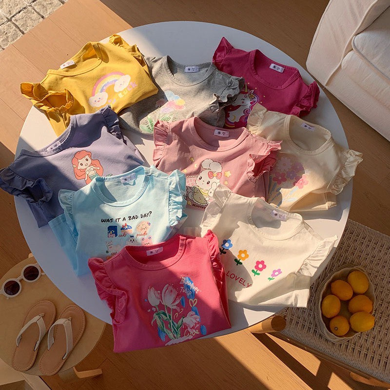 2-6 thn || ATASAN BAJU KAOS BASIC CASUAL BAYI PAKAIAN ANAK PEREMPUAN catalog NXTY TBU