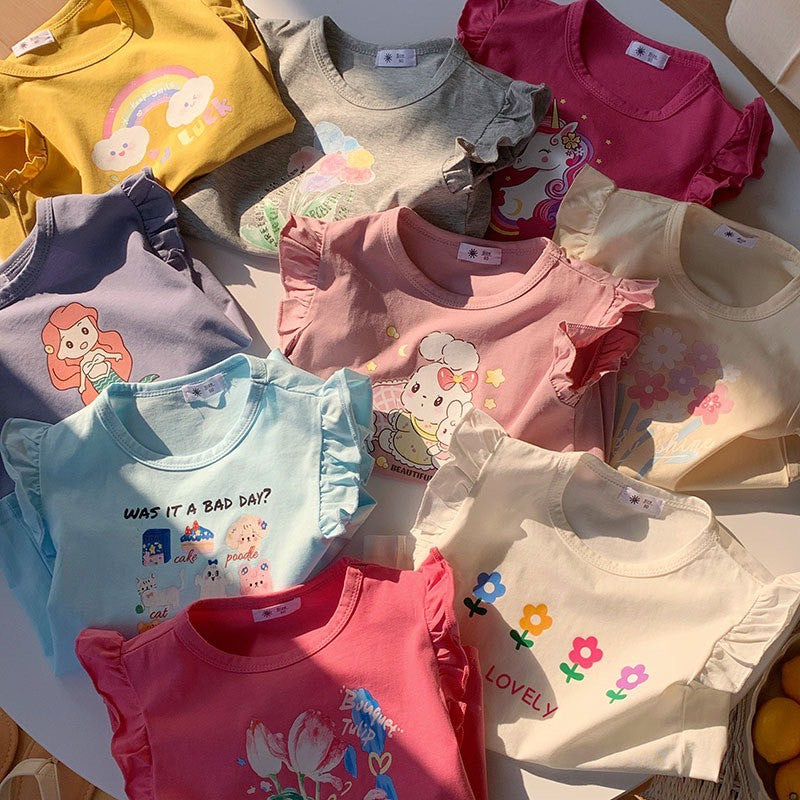 2-6 thn || ATASAN BAJU KAOS BASIC CASUAL BAYI PAKAIAN ANAK PEREMPUAN catalog NXTY TBU