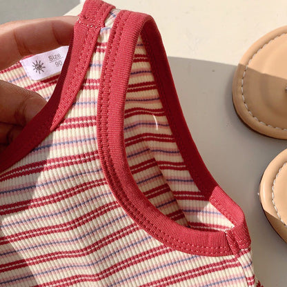 2-6 thn || ATASAN BAJU KAOS TANPA LENGAN PAKAIAN ANAK PEREMPUAN catalog NXTY TBY