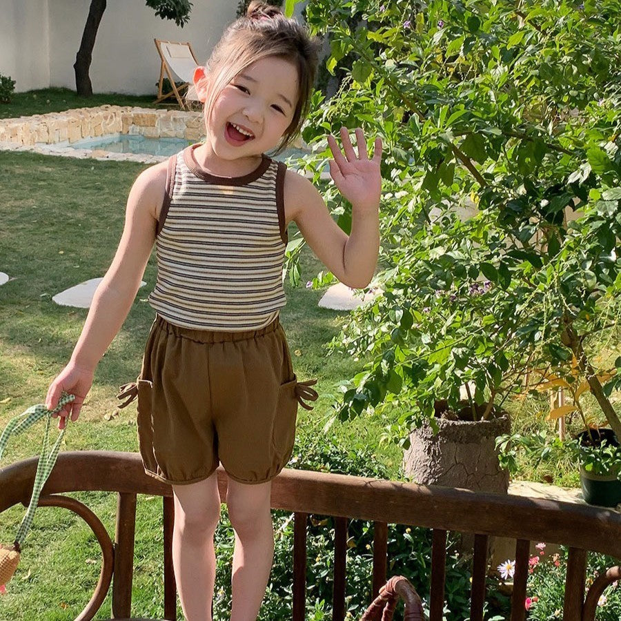 2-6 thn || ATASAN BAJU KAOS TANPA LENGAN PAKAIAN ANAK PEREMPUAN catalog NXTY TBY