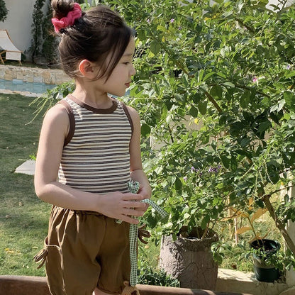 2-6 thn || ATASAN BAJU KAOS TANPA LENGAN PAKAIAN ANAK PEREMPUAN catalog NXTY TBY