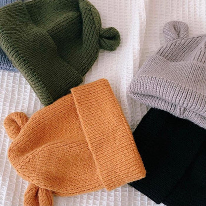 0-3 thn || Topi Bayi Newborn Anak Polos Kupluk Karakter Emen OIMG OE