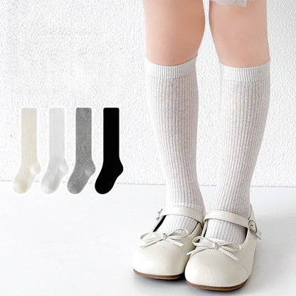 3-8 thn | KAOS KAKI ANAK SEKOLAH HITAM PUTIH IMPOR SOCKS LUCU UNISEX Catalog QN QES