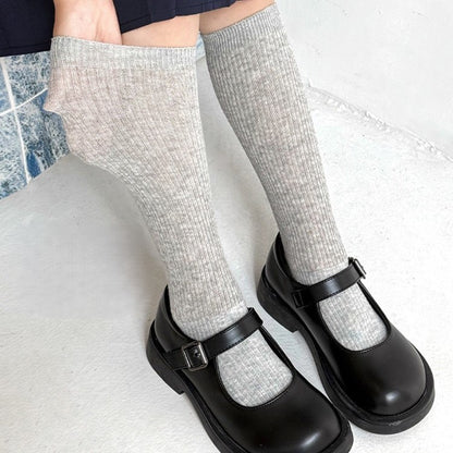 3-8 thn | KAOS KAKI ANAK SEKOLAH HITAM PUTIH IMPOR SOCKS LUCU UNISEX Catalog QN QES
