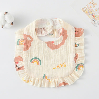 Premium BIB SLABBER BUNGA BAYI SET CELEMEK TATAKAN LIUR ANAK catalog DQIN DS