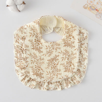 Premium BIB SLABBER BUNGA BAYI SET CELEMEK TATAKAN LIUR ANAK catalog DQIN DS