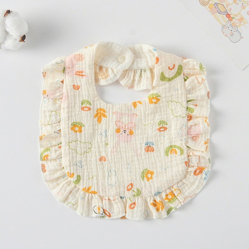 Premium BIB SLABBER BUNGA BAYI SET CELEMEK TATAKAN LIUR ANAK catalog DQIN DS