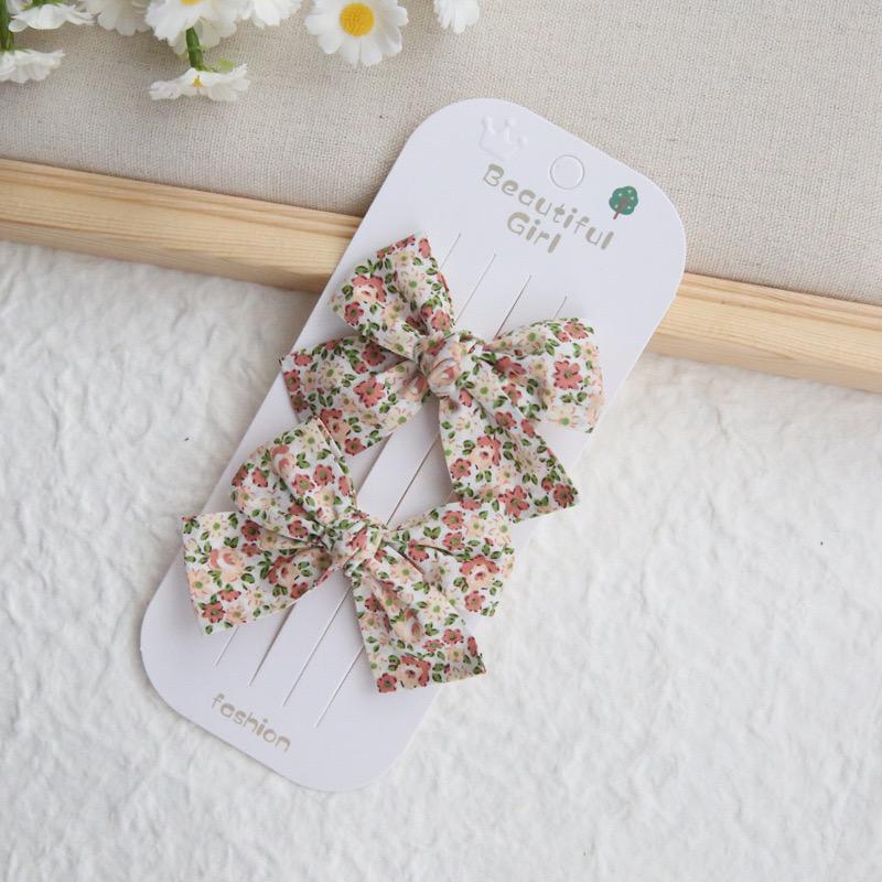 (isi 2psg) Set Jepitan rambut | Pita Rambut | bayi anak bunga import perempuan aksesoris catalog ATSP AK