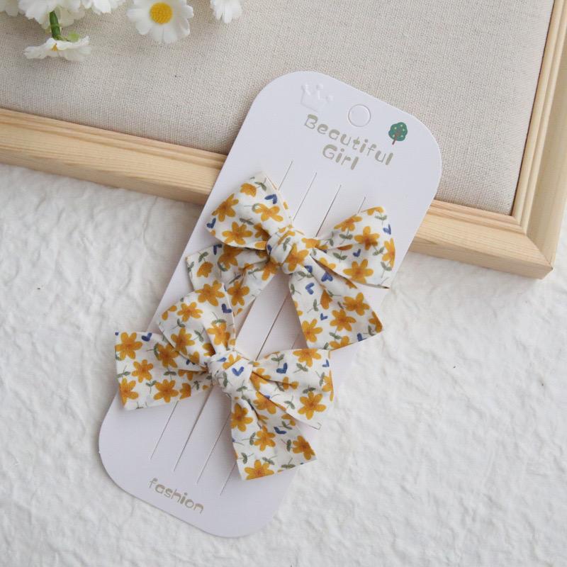 (isi 2psg) Set Jepitan rambut | Pita Rambut | bayi anak bunga import perempuan aksesoris catalog ATSP AK