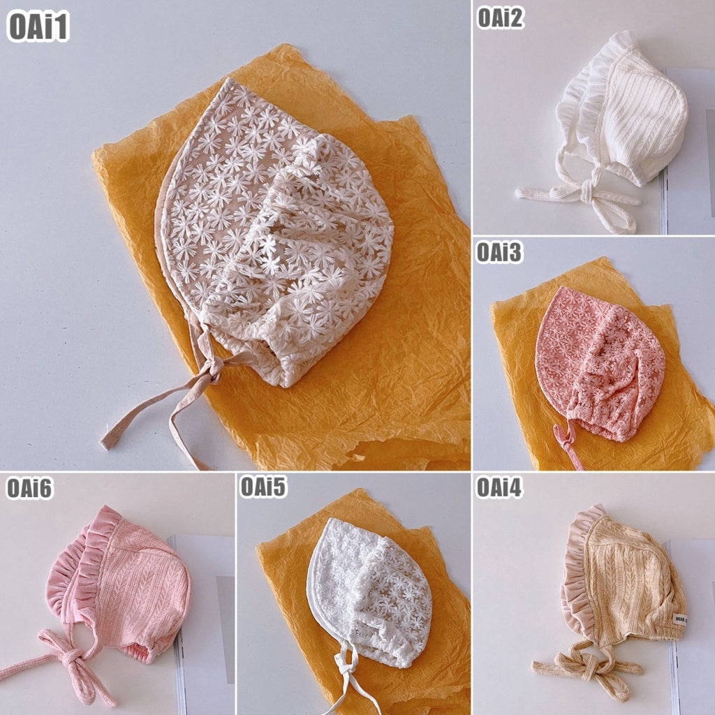 0-3 thn || Topi Bonnet Bayi Newborn Anak Emen Anak Impor Catalog OIMG OAi