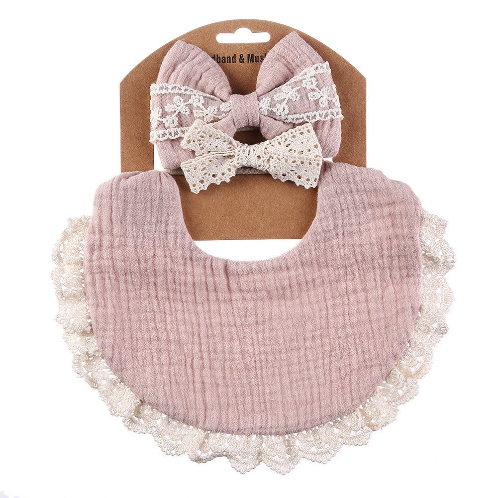 2 BANDANA + 1 BIB | SLABBER PITA HEADBAND BAYI SET CELEMEK TATAKAN LIUR ANAK catalog QUIN NK