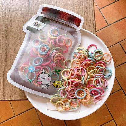 ((1 Box) Set Ikat rambut | Pita Karet Rambut | bayi anak import perempuan aksesoris catalog JYRF FX