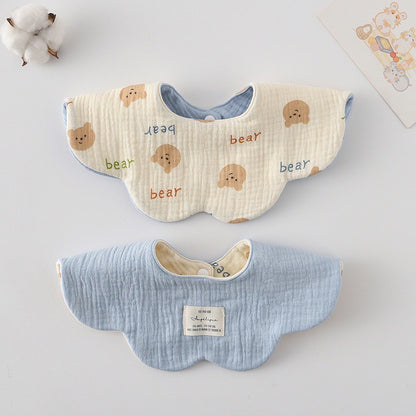 Premium BIB SLABBER BUNGA BAYI SET CELEMEK TATAKAN LIUR ANAK catalog DQIN DAB