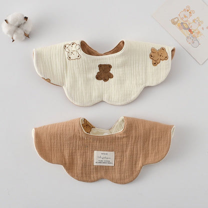Premium BIB SLABBER BUNGA BAYI SET CELEMEK TATAKAN LIUR ANAK catalog DQIN DAB