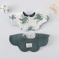 Premium BIB SLABBER BUNGA BAYI SET CELEMEK TATAKAN LIUR ANAK catalog DQIN DAB