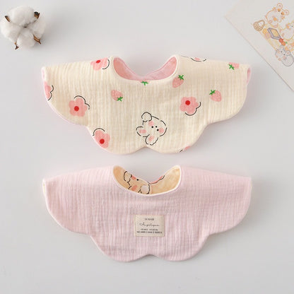 Premium BIB SLABBER BUNGA BAYI SET CELEMEK TATAKAN LIUR ANAK catalog DQIN DAB