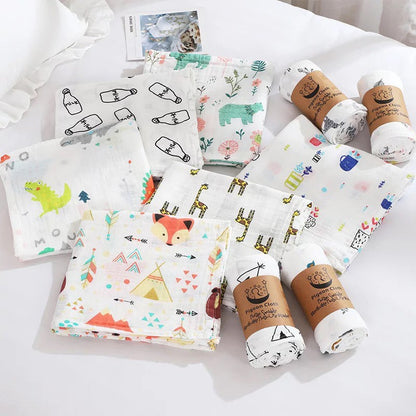 [120x110] Kain Bedong Muslin Bayi | Baby Swaddle Muslin Bamboo | Selimut Bayi Catalog DE