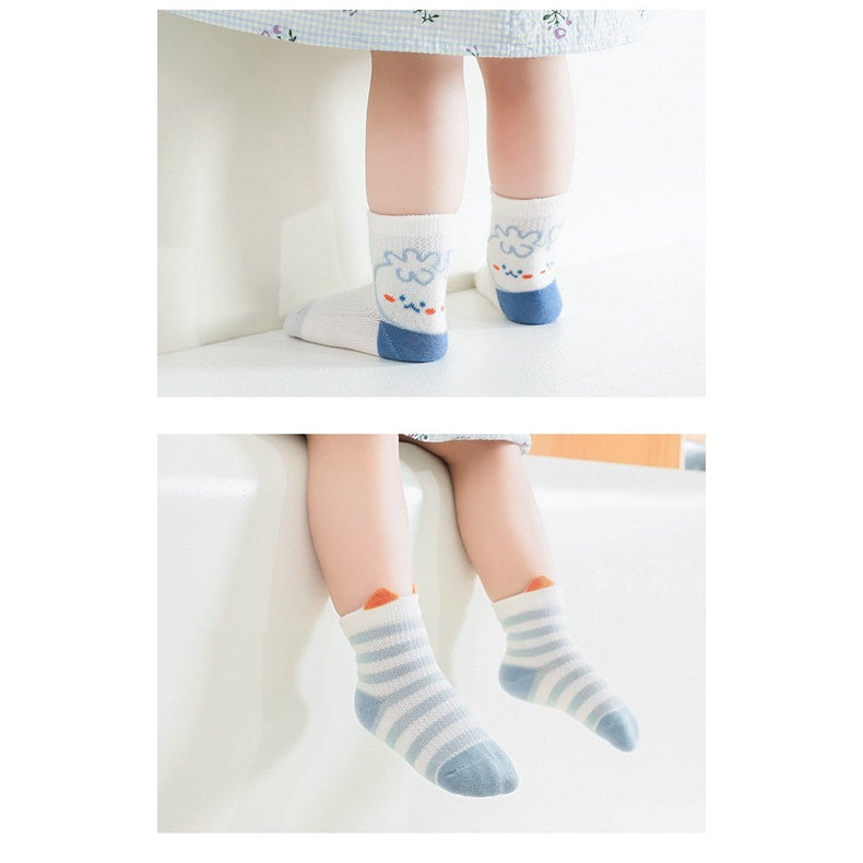 SALE [4 PSG] 0-5 thn | KAOS KAKI BAYI ANAK IMPOR SOCKS LUCU KARAKTER KARTUN UNISEX Catalog QN QAV