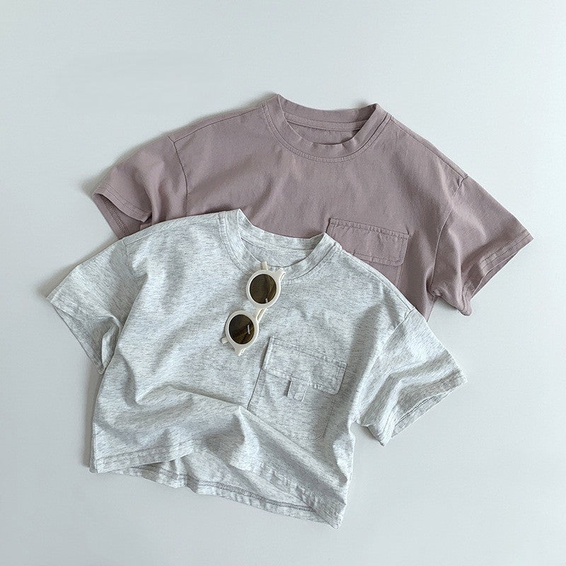 1-5thn | Tshirt Kaos Korea Basic Lengan Pendek Anak Laki-laki Pakaian Bayi MYTT catalog TAU