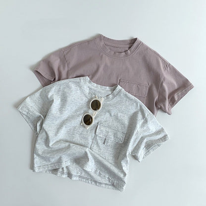 1-5thn | Tshirt Kaos Korea Basic Lengan Pendek Anak Laki-laki Pakaian Bayi MYTT catalog TAU