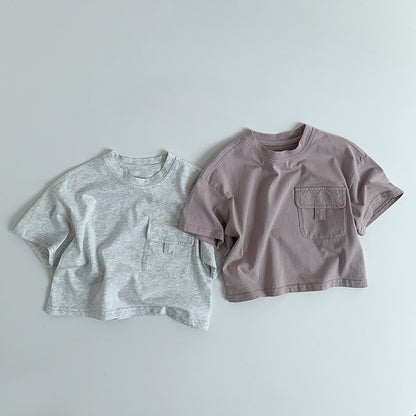 1-5thn | Tshirt Kaos Korea Basic Lengan Pendek Anak Laki-laki Pakaian Bayi MYTT catalog TAU