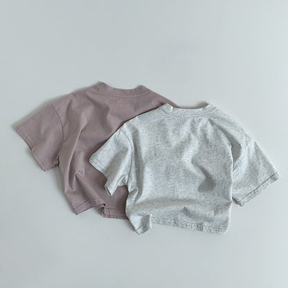 1-5thn | Tshirt Kaos Korea Basic Lengan Pendek Anak Laki-laki Pakaian Bayi MYTT catalog TAU