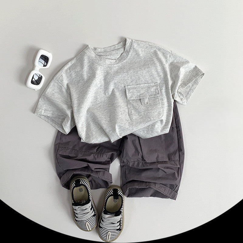 1-5thn | Tshirt Kaos Korea Basic Lengan Pendek Anak Laki-laki Pakaian Bayi MYTT catalog TAU