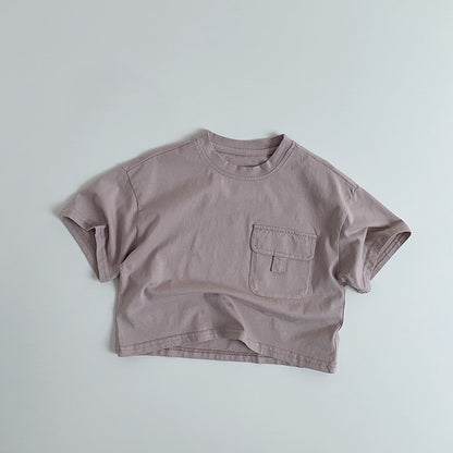 1-5thn | Tshirt Kaos Korea Basic Lengan Pendek Anak Laki-laki Pakaian Bayi MYTT catalog TAU