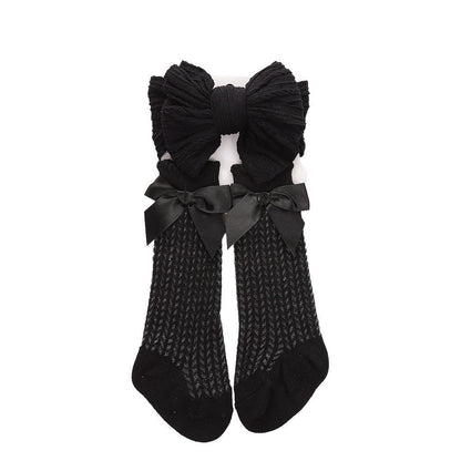 0-1 thn | 2in1 (Kaos kaki + Bandana) BAYI ANAK IMPOR SOCKS LUCU ANAK PEREMPUAN catalog QUIN NAN