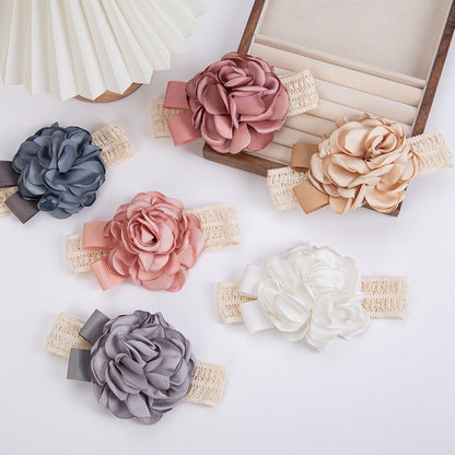 Bandana bayi lace renda brukat headband import pita anak perempuan catalog QUIN NAO