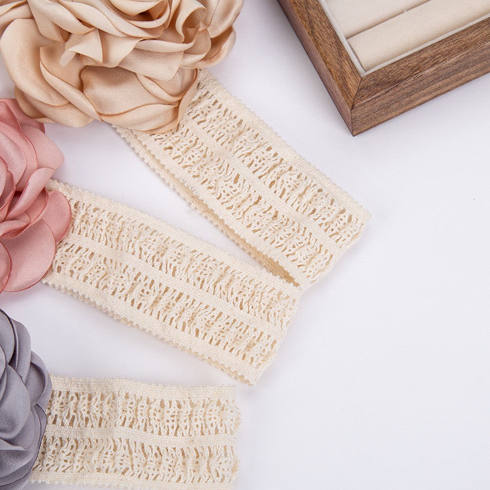 Bandana bayi lace renda brukat headband import pita anak perempuan catalog QUIN NAO