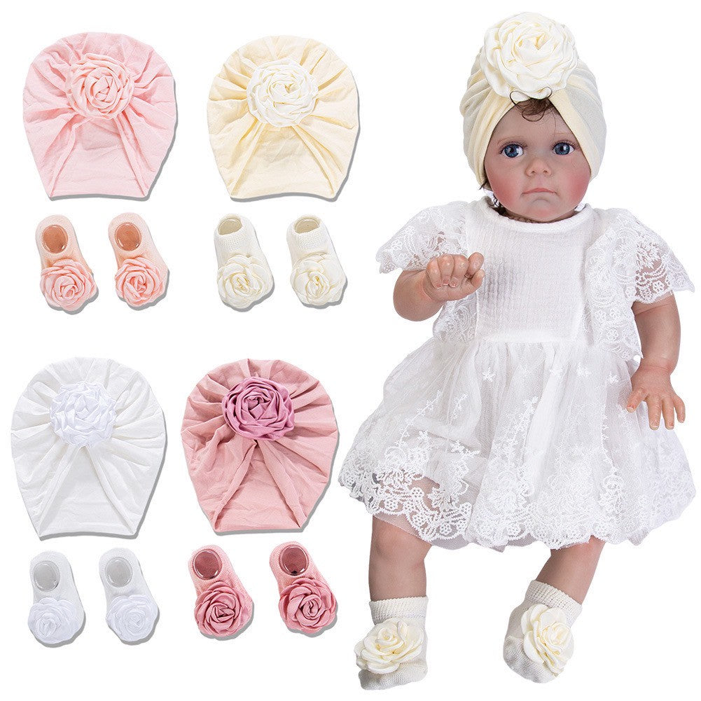 0-1 thn | 2in1 (Kaos kaki + Bandana) BAYI ANAK IMPOR SOCKS LUCU ANAK PEREMPUAN catalog QUIN NAS