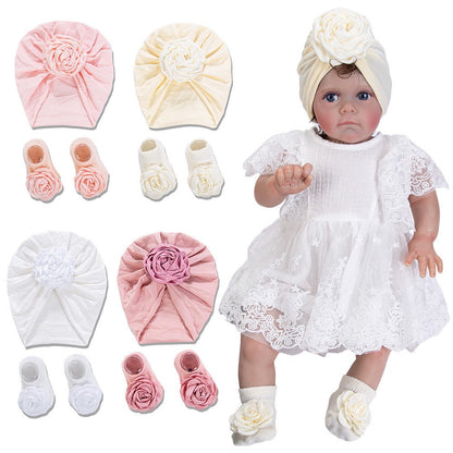 0-1 thn | 2in1 (Kaos kaki + Bandana) BAYI ANAK IMPOR SOCKS LUCU ANAK PEREMPUAN catalog QUIN NAS