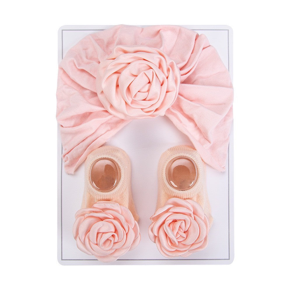 0-1 thn | 2in1 (Kaos kaki + Bandana) BAYI ANAK IMPOR SOCKS LUCU ANAK PEREMPUAN catalog QUIN NAS