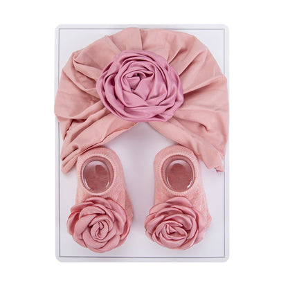 0-1 thn | 2in1 (Kaos kaki + Bandana) BAYI ANAK IMPOR SOCKS LUCU ANAK PEREMPUAN catalog QUIN NAS