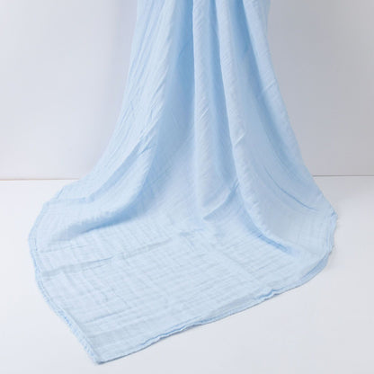 [100x100] Kain Bedong Muslin Polos Bayi | Baby Swaddle Muslin Bamboo | Selimut Bayi Catalog QUIN NAT