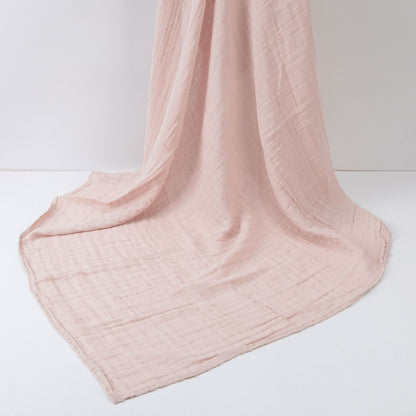 [100x100] Kain Bedong Muslin Polos Bayi | Baby Swaddle Muslin Bamboo | Selimut Bayi Catalog QUIN NAT