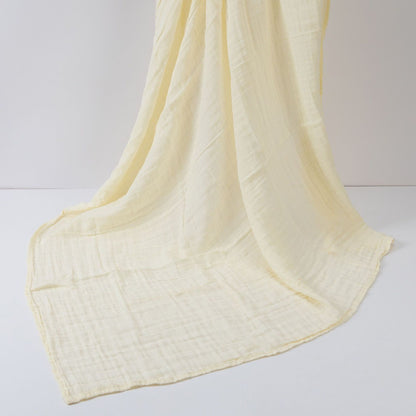 [100x100] Kain Bedong Muslin Polos Bayi | Baby Swaddle Muslin Bamboo | Selimut Bayi Catalog QUIN NAT